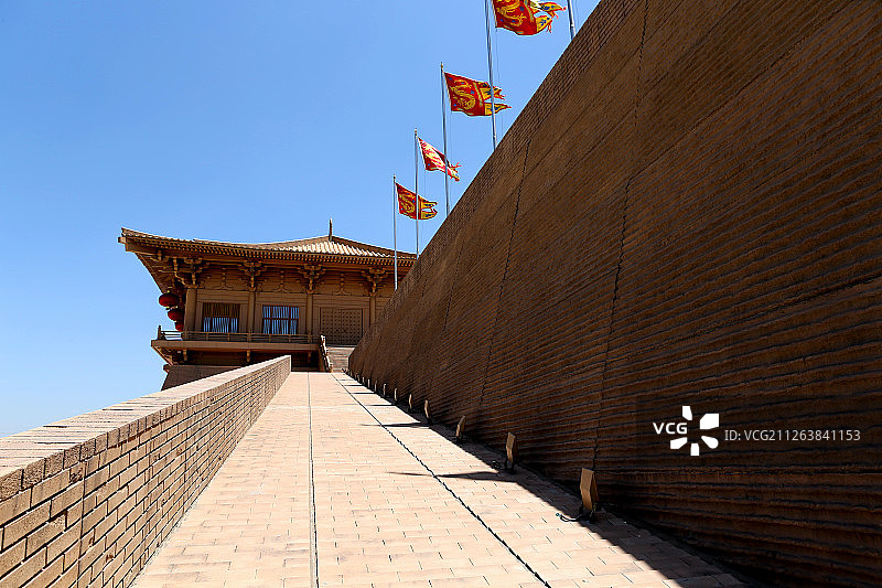 西安大明宫丹凤门图片素材