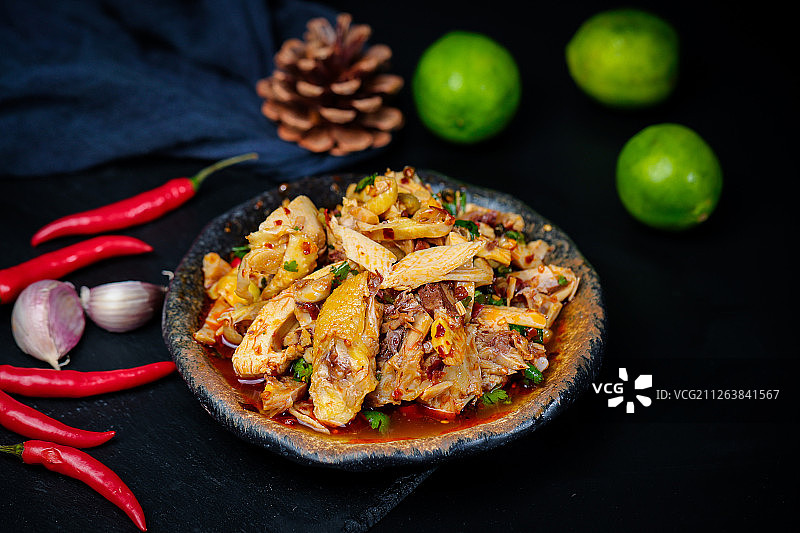 棒棒鸡图片素材