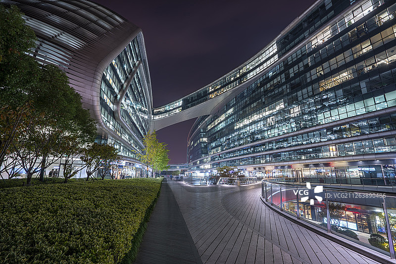 上海凌空SOHO夜景图片素材