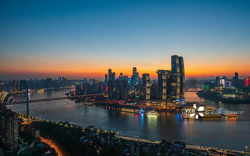 重庆来福士广场视角图片素材