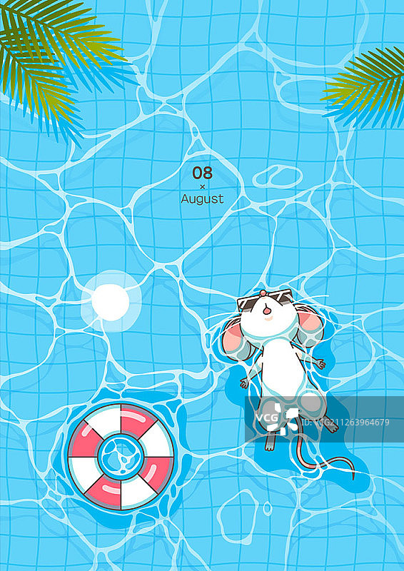 鼠年插画图片素材