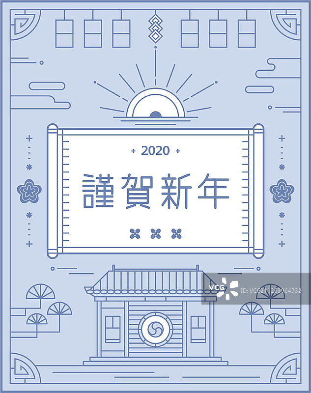 新年概念插图图片素材