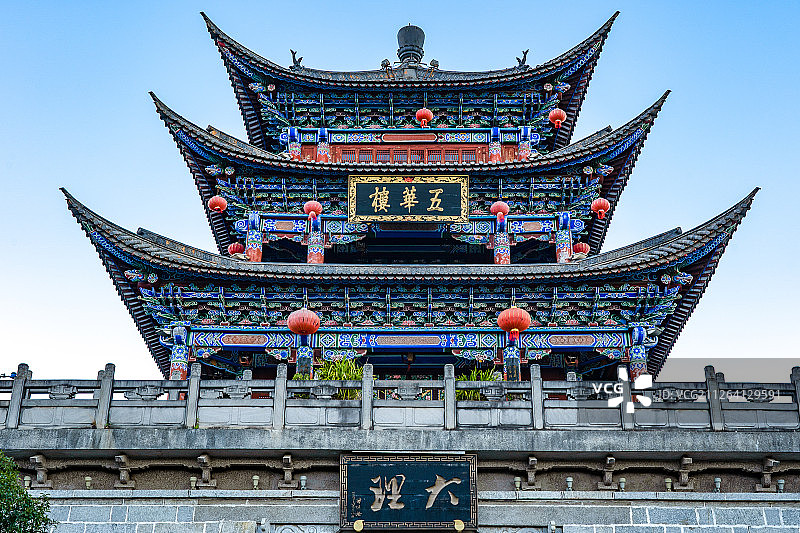 大理城楼图片素材