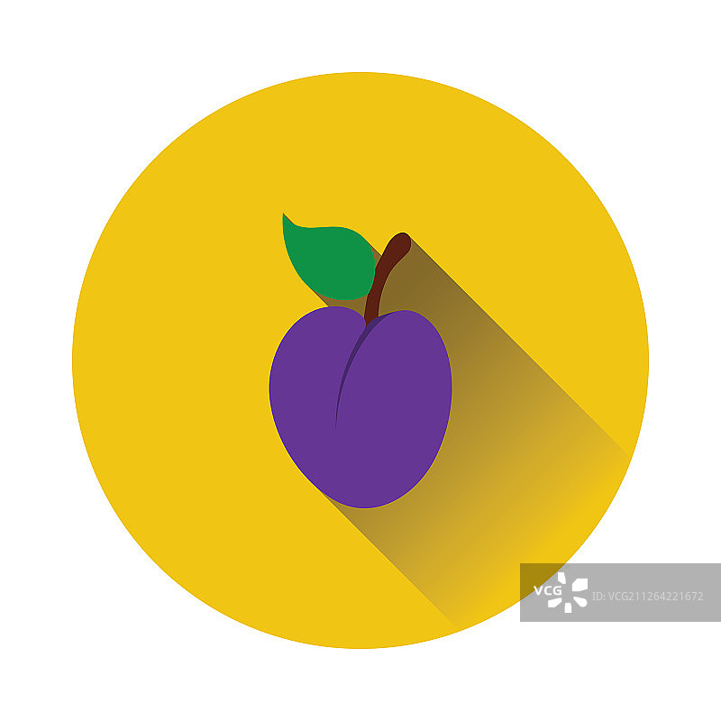 扁平风格UI颜色李子图标矢量素材图片素材
