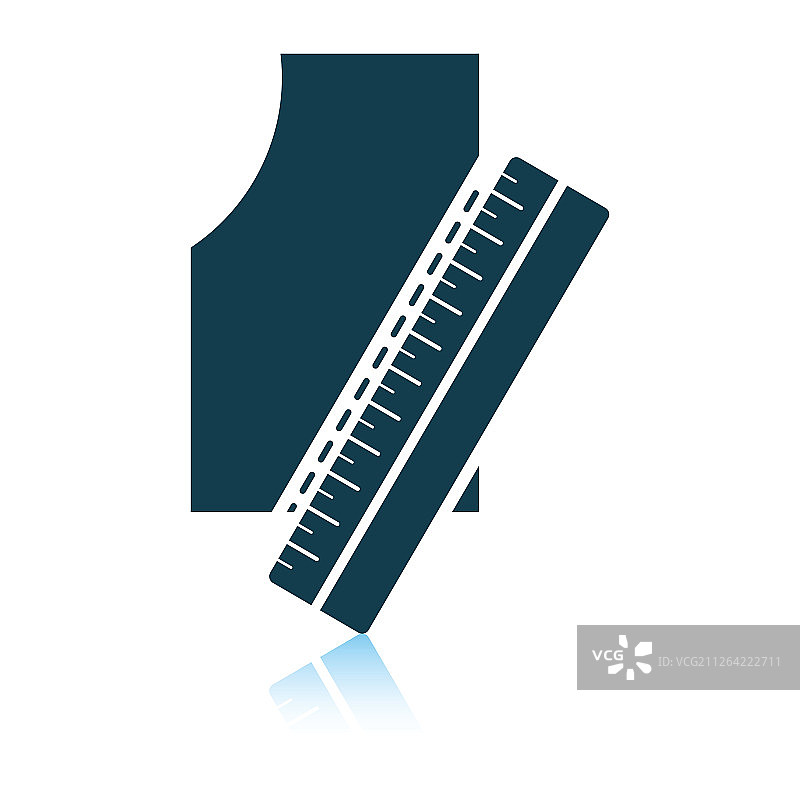 缝纫图案图标，阴影反射设计，矢量图图片素材