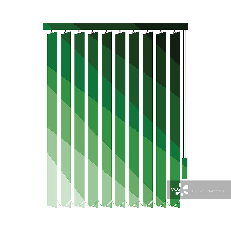 办公室竖版百叶窗图标图片素材