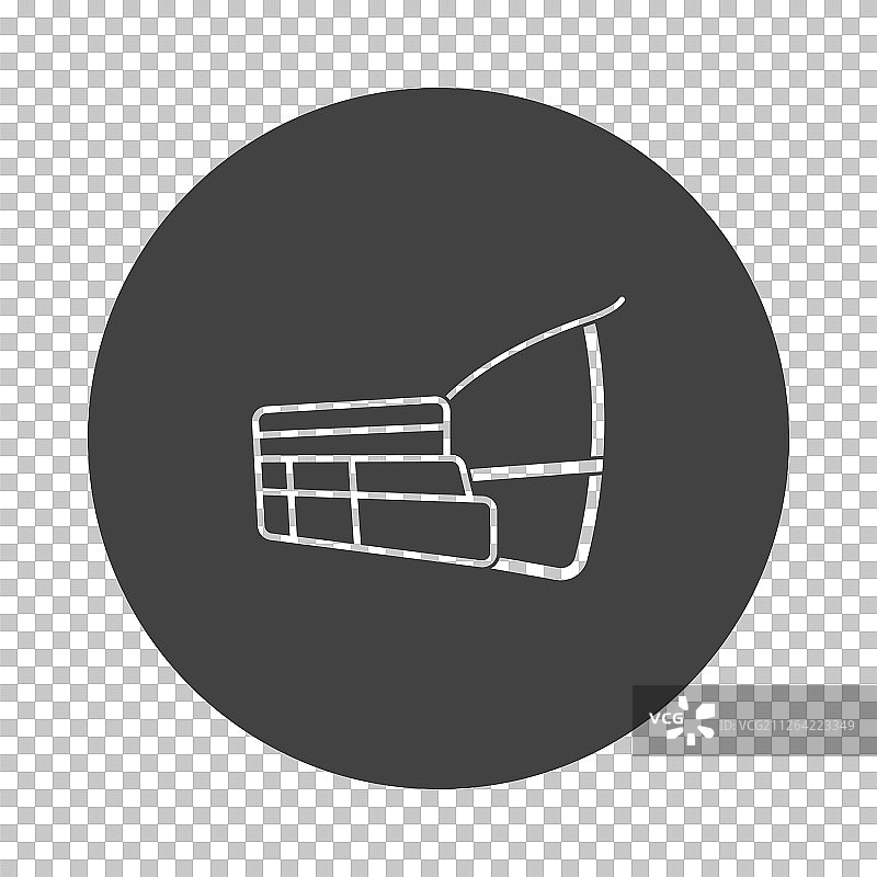 狗嘴图标，透明网格上的镂空模版设计，矢量图图片素材