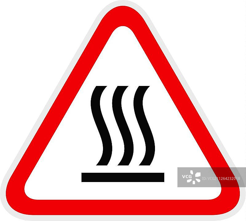 红色三角形警告危险符号矢量素材图片素材
