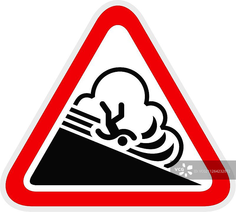 红色三角形警告危险符号矢量素材图片素材