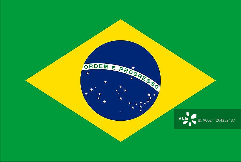 巴西国旗矢量图图片素材