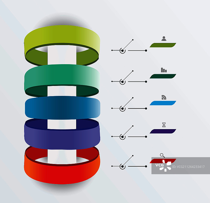 数字选项banner设计，可用于支付计划、在线服务、价格表、网站和应用程序图片素材
