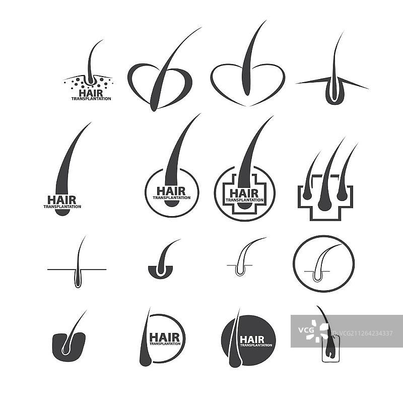 毛囊护理设计图片素材