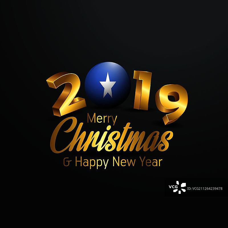 2019年索马里国旗圣诞节排版图片素材