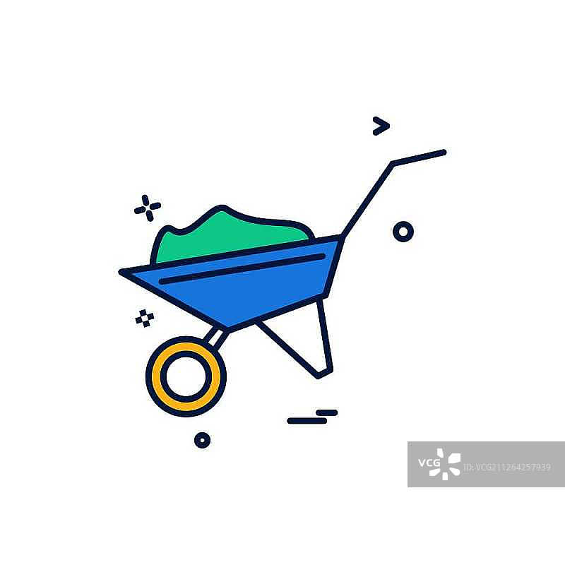 手推车图标矢量设计图片素材