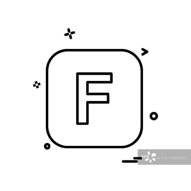 英文字母图标设计矢量素材图片素材