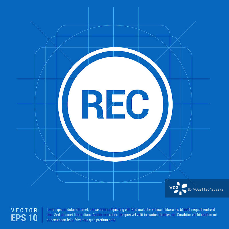 录制图标图片素材