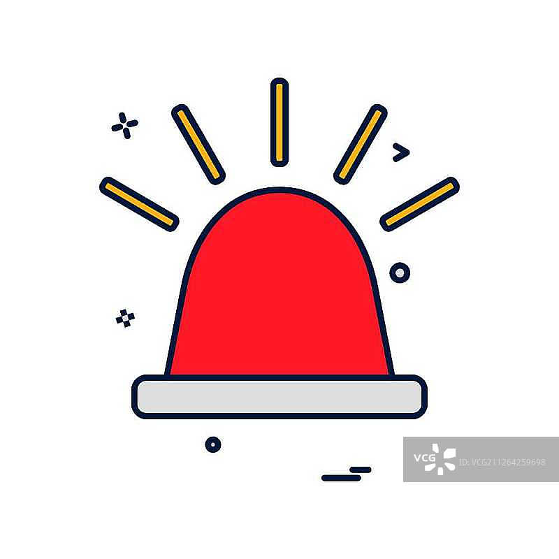 警报器图标设计矢量图片素材