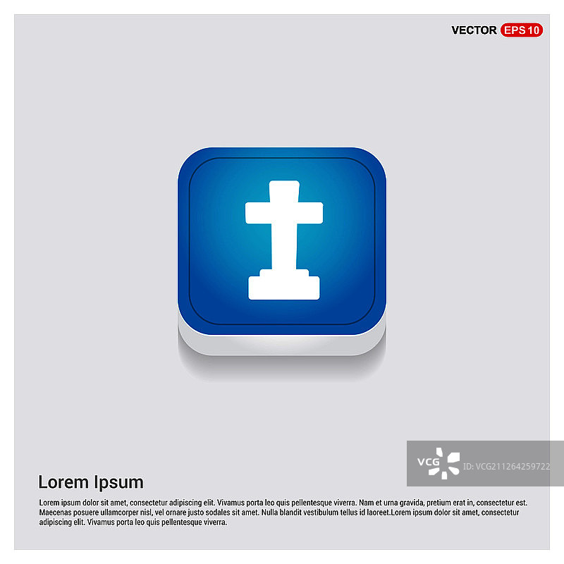 万圣节墓地十字架图标图片素材