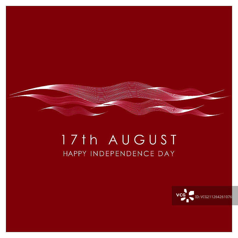 印度尼西亚独立日设计矢量素材图片素材