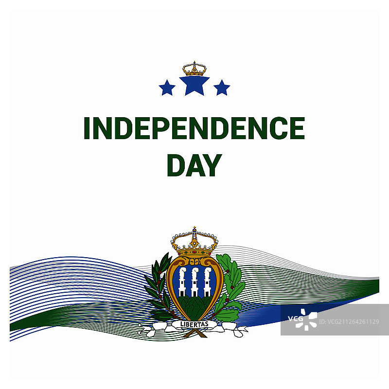 圣马力诺独立日设计矢量图片素材
