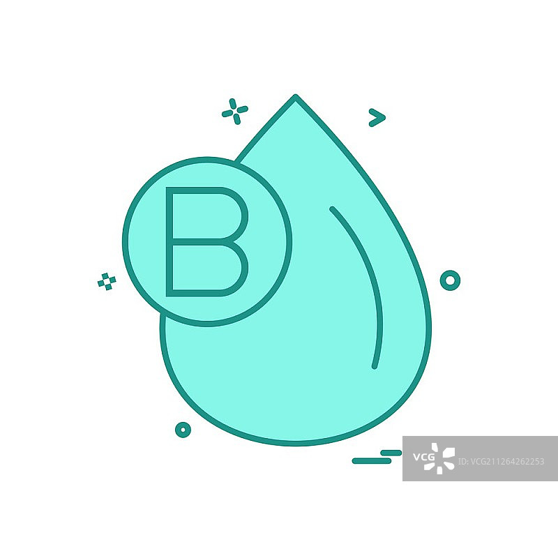 血型图标矢量设计图片素材