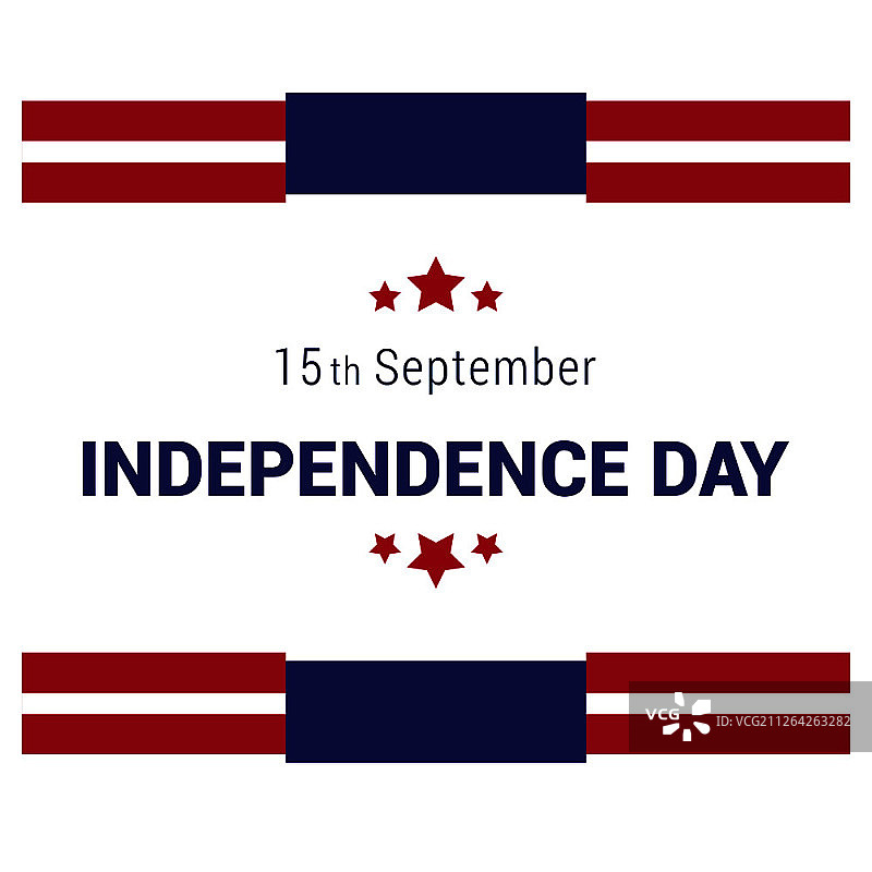 哥斯达黎加独立日贺卡矢量设计图片素材