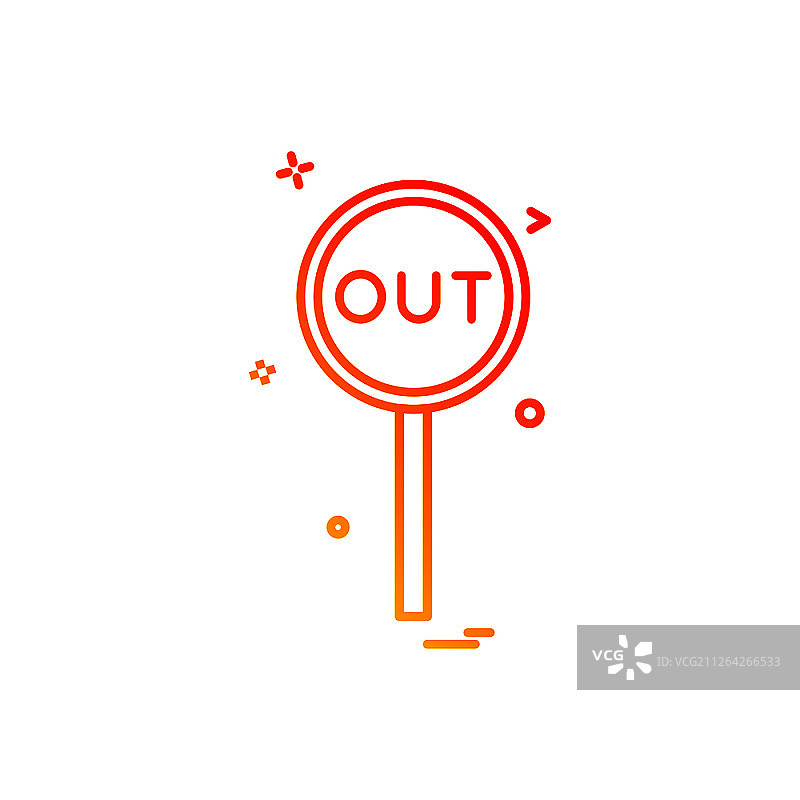 出局决定裁判图标矢量设计图片素材