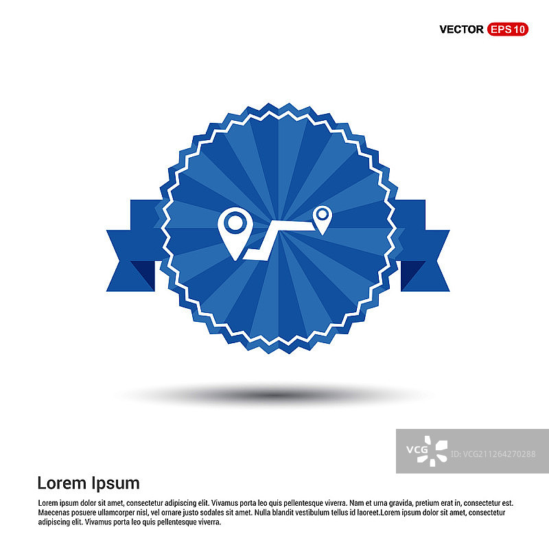 地图图标上的图钉图片素材