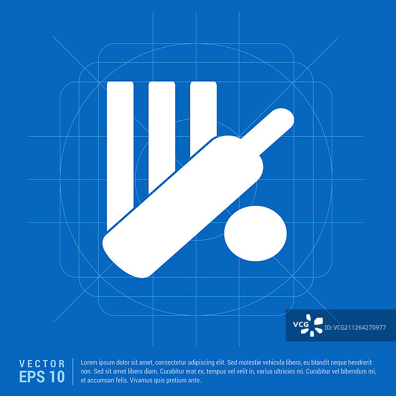 板球球挡图标图片素材