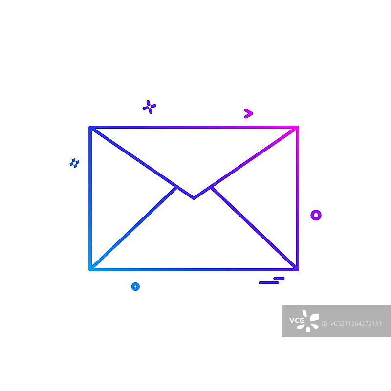消息图标设计矢量图图片素材
