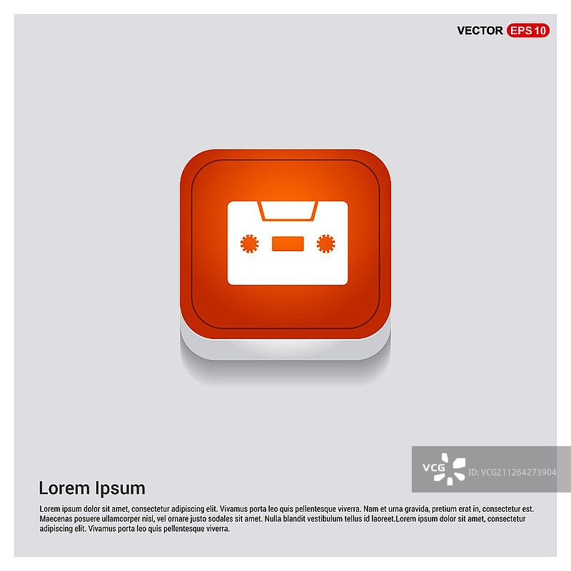 卡式磁带图标图片素材