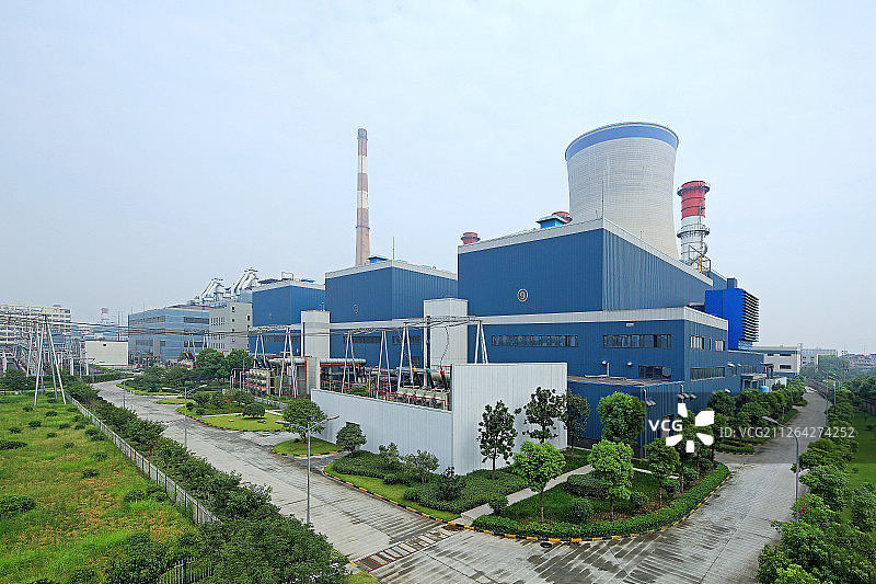 现代环保型热电厂图片素材