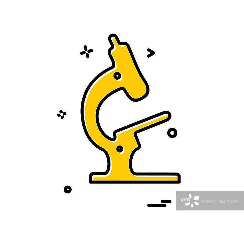 显微镜图标矢量设计图片素材