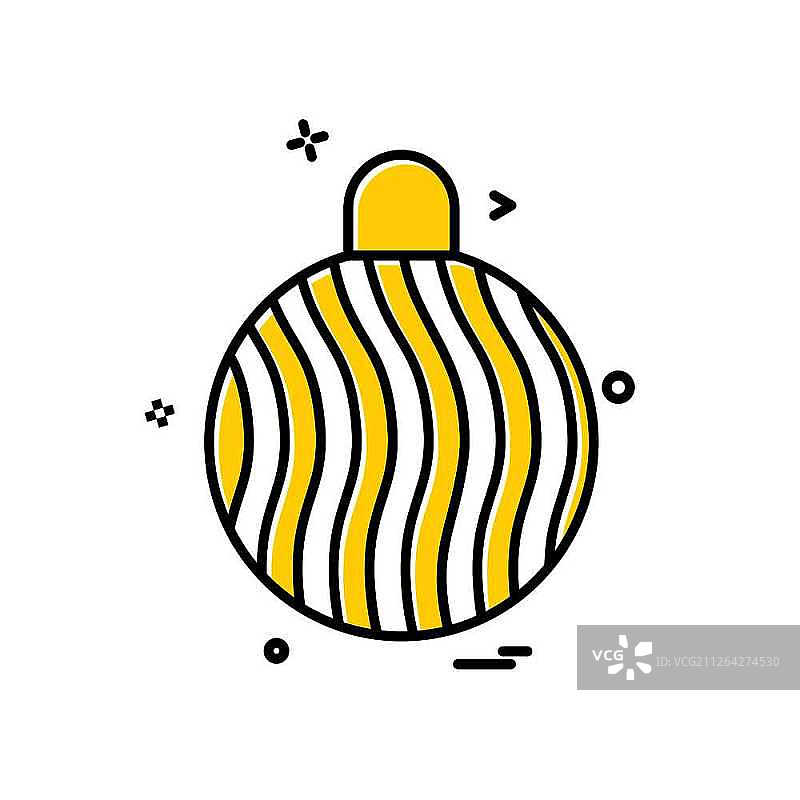 圣诞球图标设计矢量素材图片素材