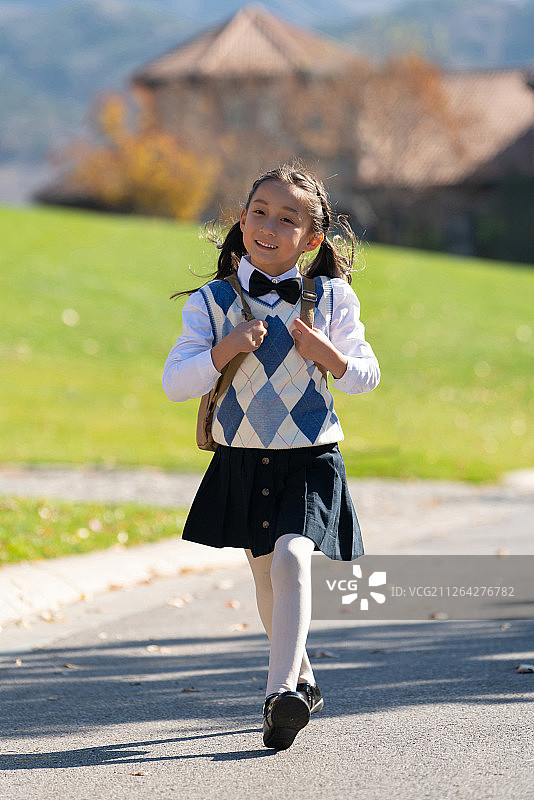 可爱的小学生图片素材