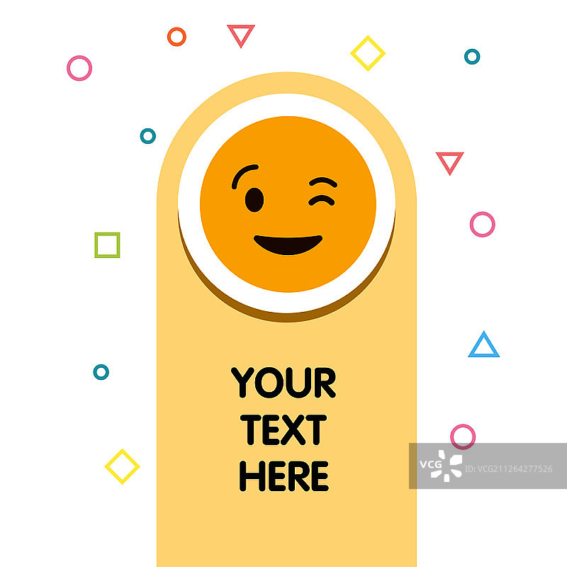 调皮的表情符号图标设计矢量图片素材