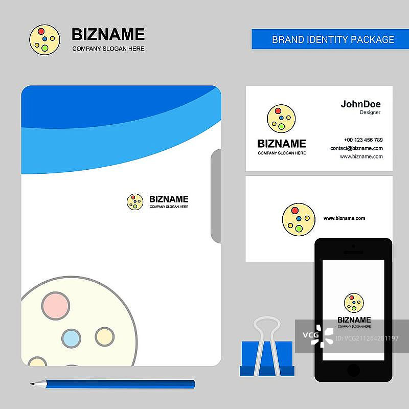 细菌培养板商业Logo、文件封面、名片和App设计矢量素材图片素材