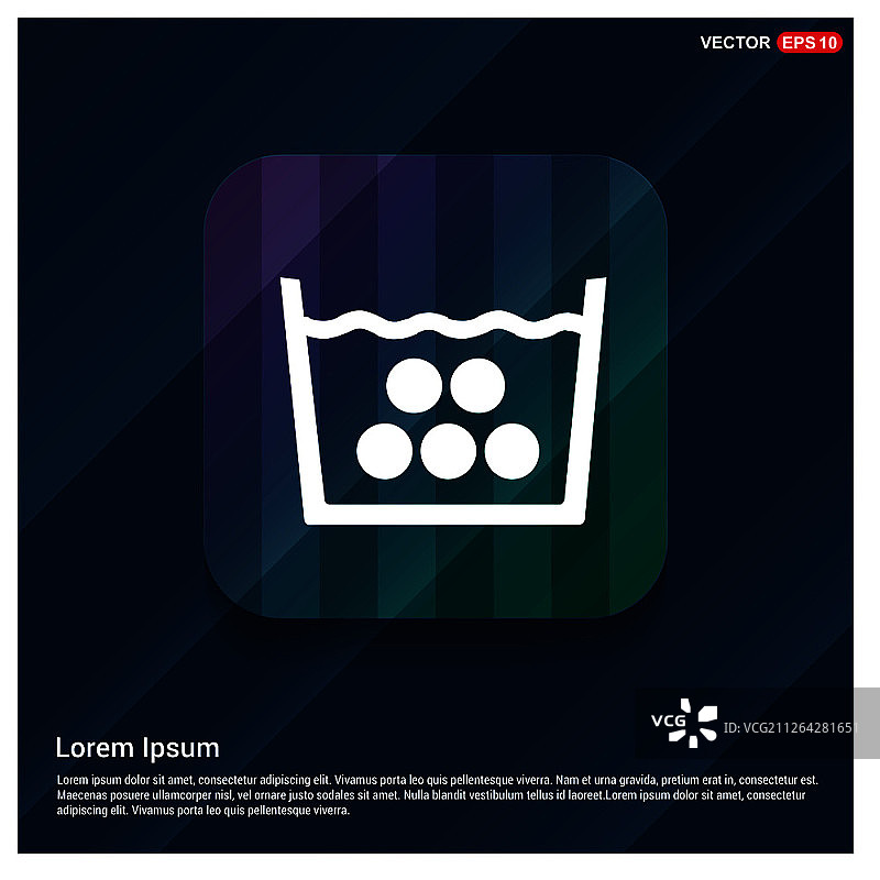 洗衣符号图标图片素材