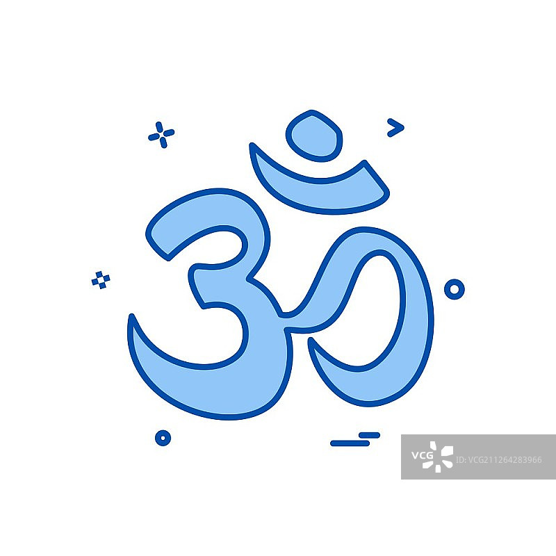 印度教标志图标设计矢量图片素材