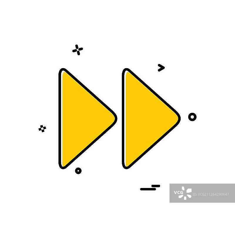 前进图标设计矢量素材图片素材