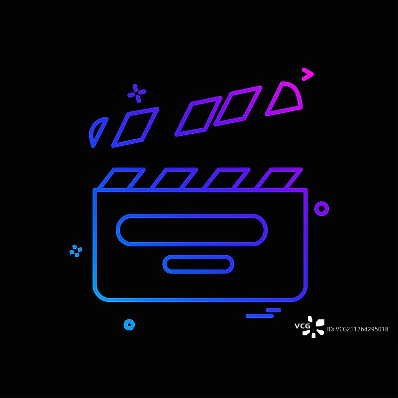 电影图标设计矢量图图片素材