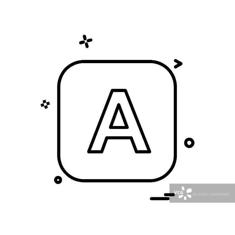 英文字母图标设计矢量素材图片素材