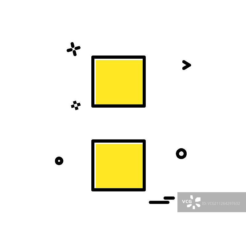 冒号符号图标设计矢量图片素材