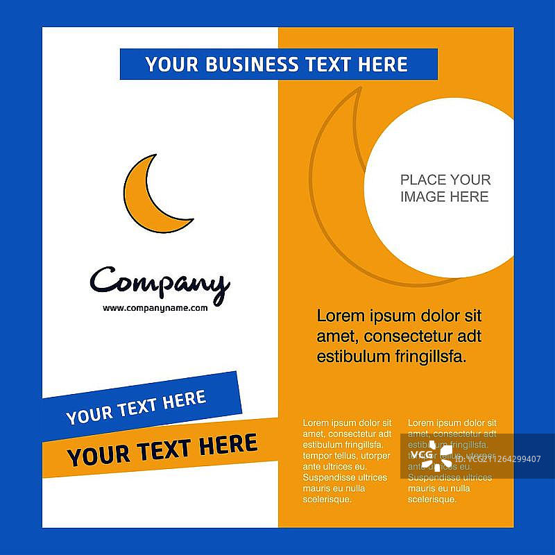 Cresent公司宣传册模板（矢量商务模板）图片素材