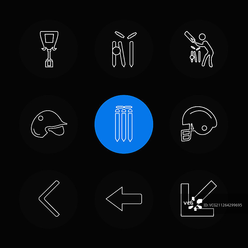 体育运动游戏箭头图标合集图片素材