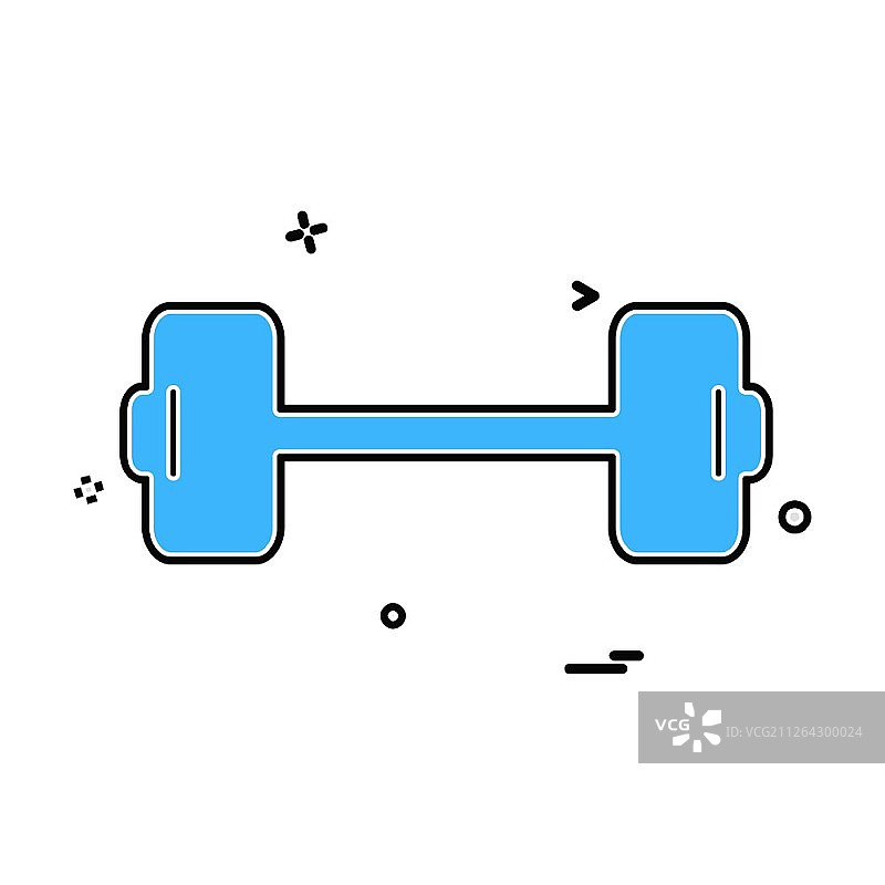 哑铃图标设计向量图片素材