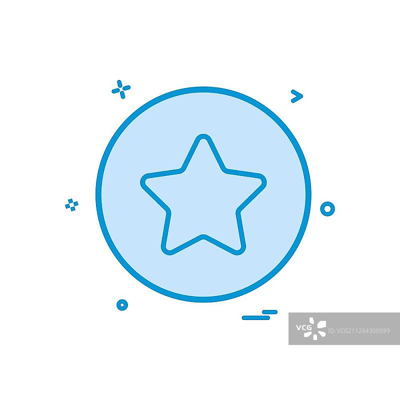 星星基础图标矢量设计图片素材