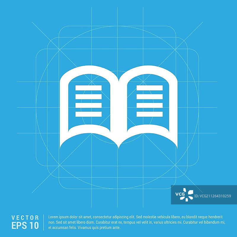 打开的书本图标图片素材