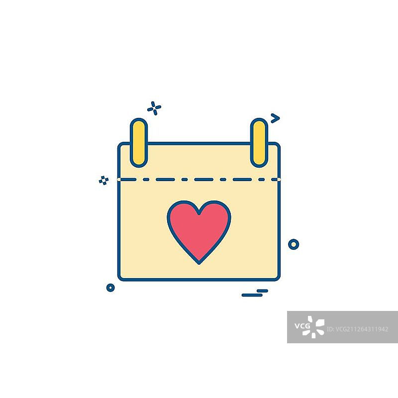 母亲节日历图标设计矢量图图片素材