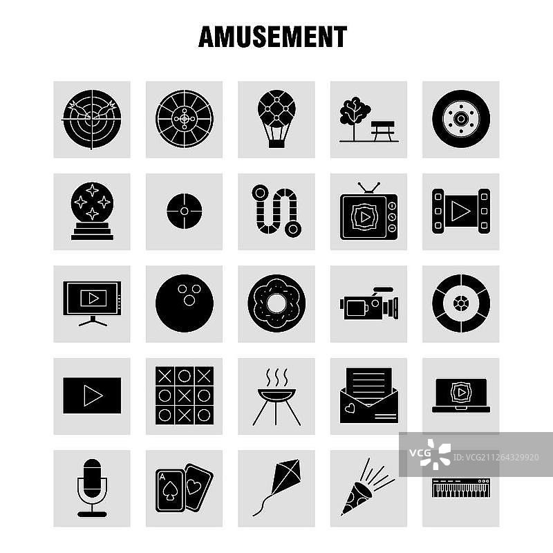 趣味实体字形图标集，适用于信息图表、移动UX/UI套件和印刷设计。包括：心形气球、气球、爱心、气球装饰、庆祝活动，EPS 10矢量图片素材